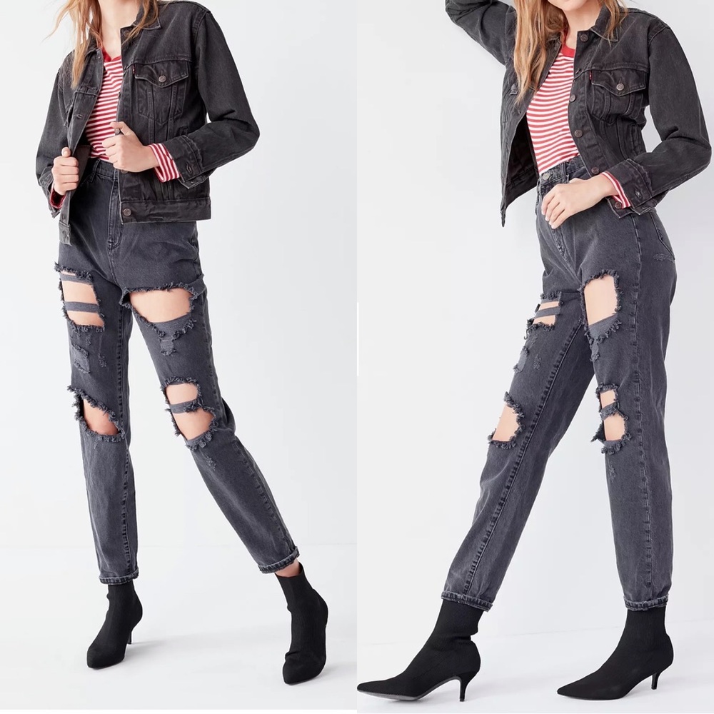 Urban Outfitters BDG Shredded Mom Jean